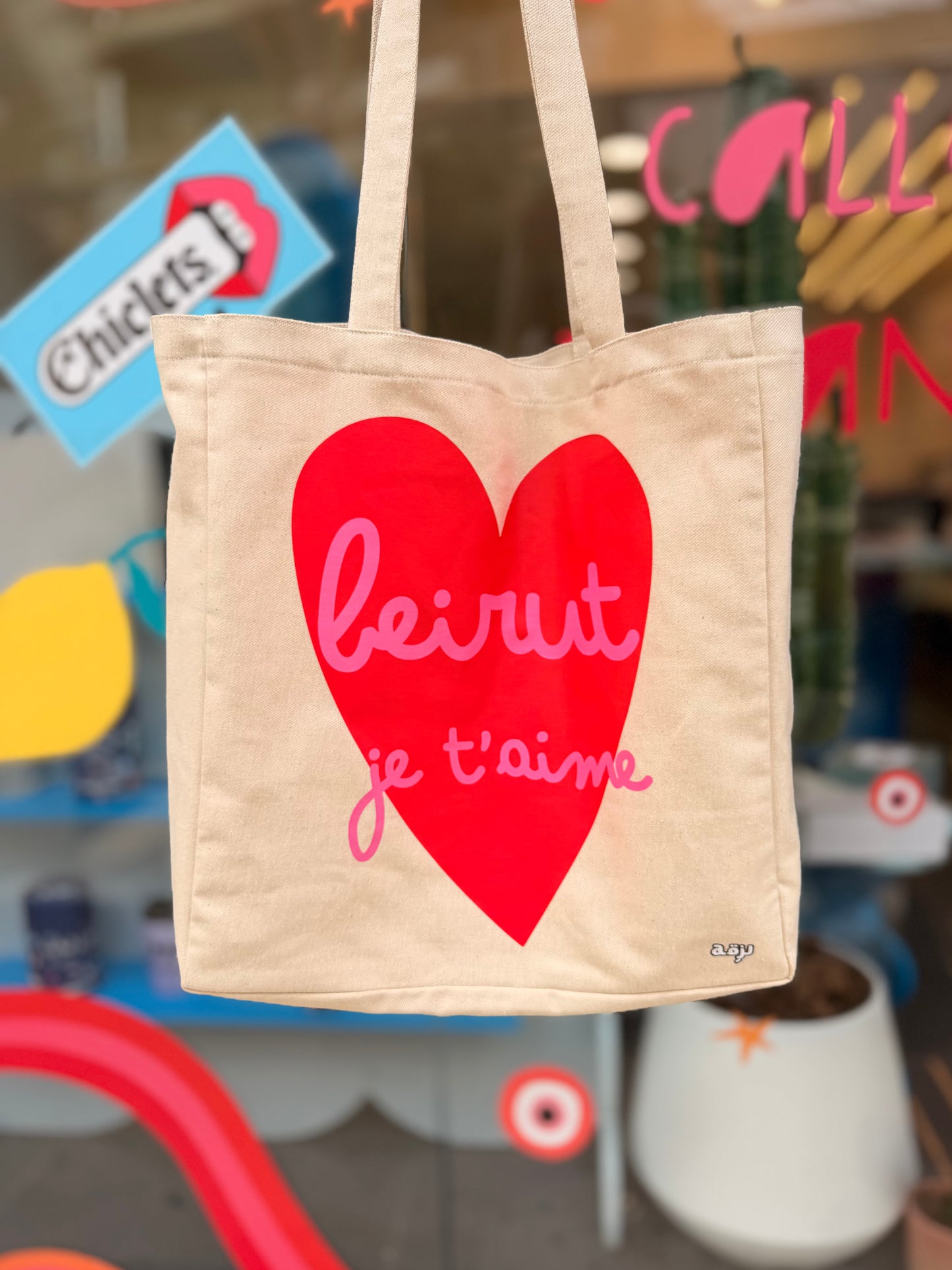 Beirut je t’aime tote bag