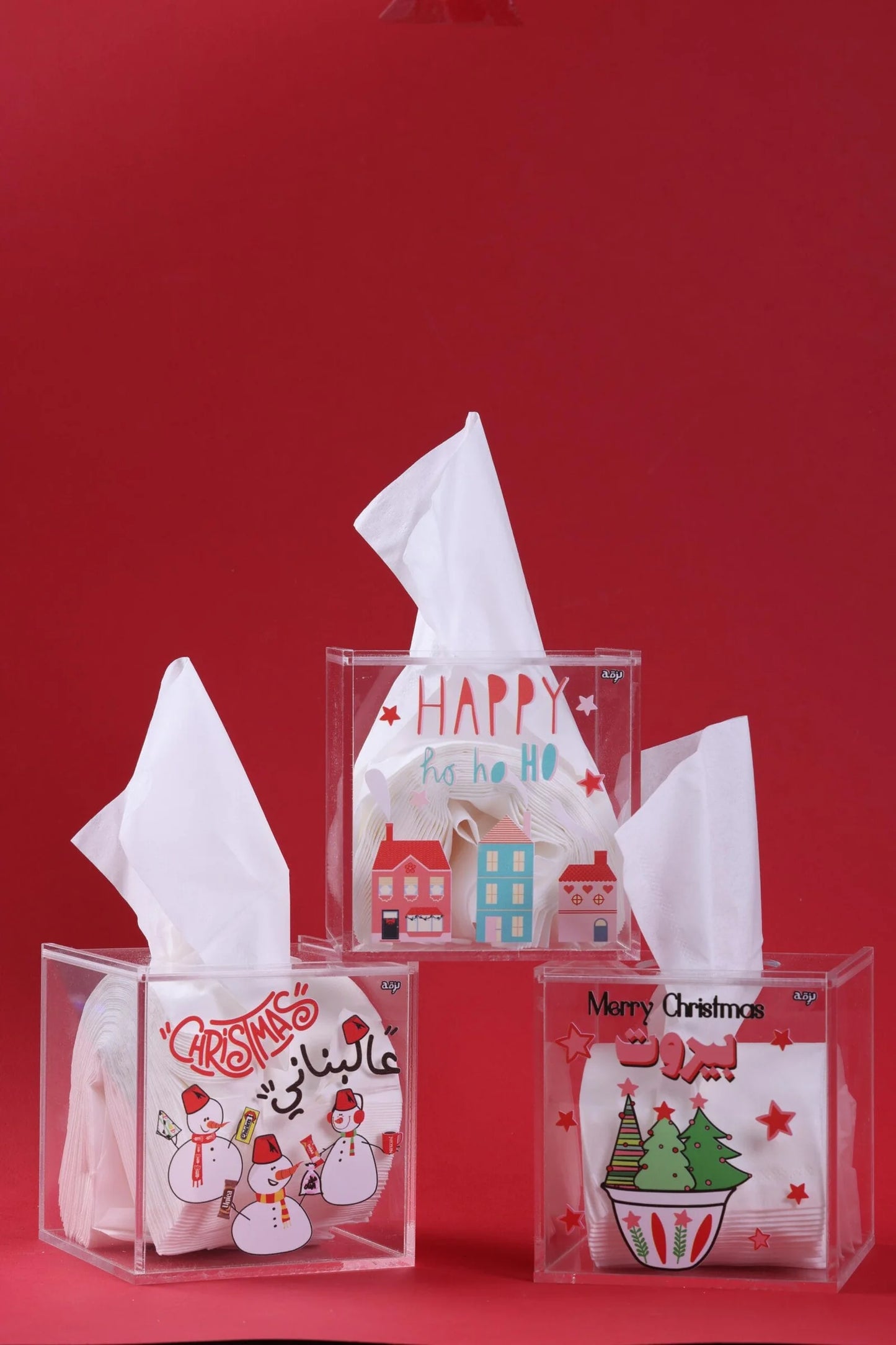 3 Tissue Boxes