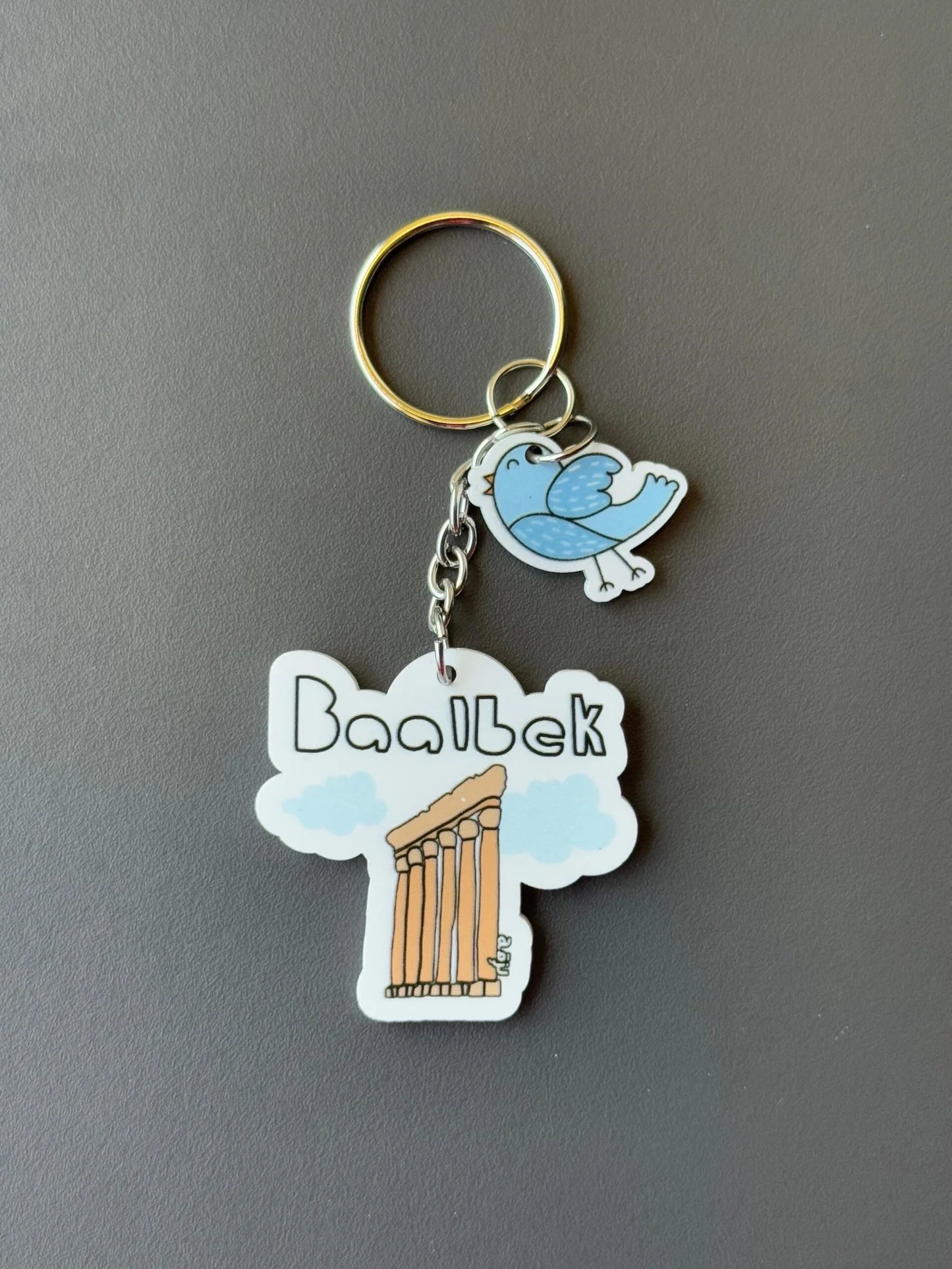 Baalbek Keychain