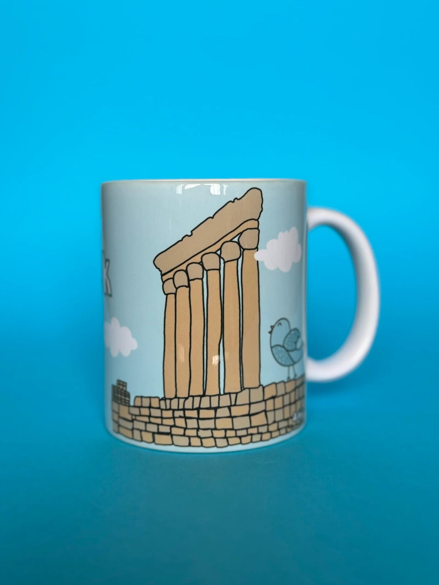 Baalbek glass mug