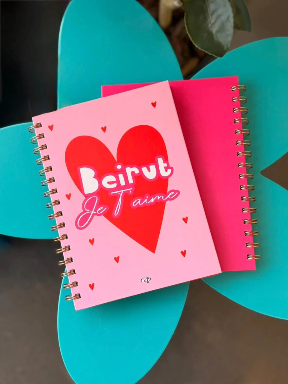 Beirut Je T’aime Hard Cover A5 Notebook
