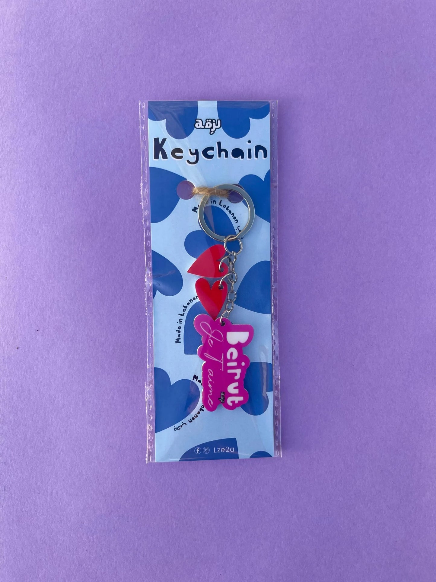 Beirut Je T’aime keychain