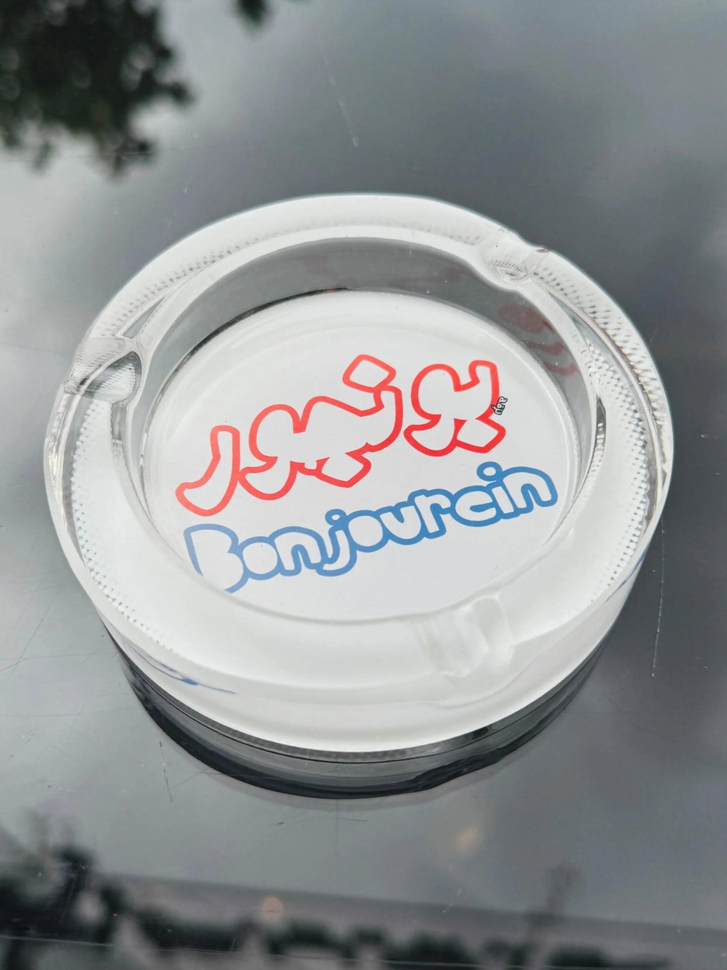 Bonjour Bonjourein Glass Ashtray