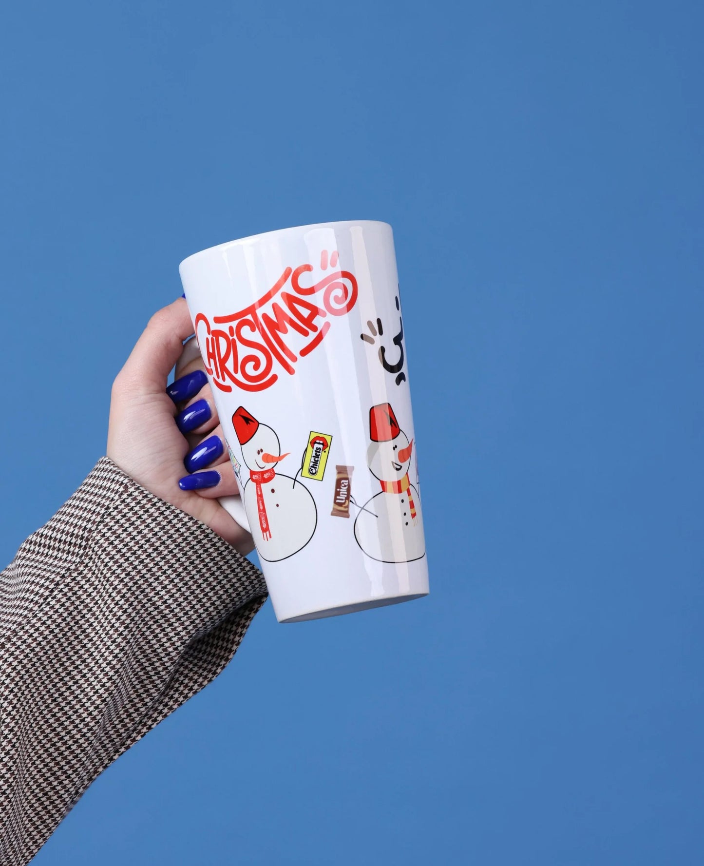Christmas aal Lebnene Big Latte Mug