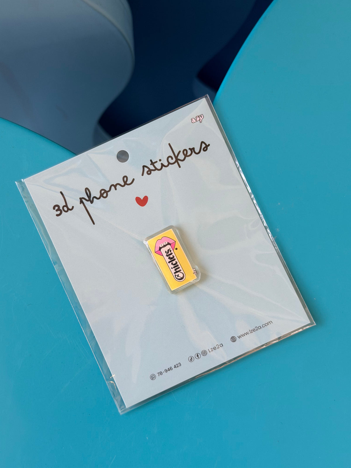 Chiclets 3d phone stickers