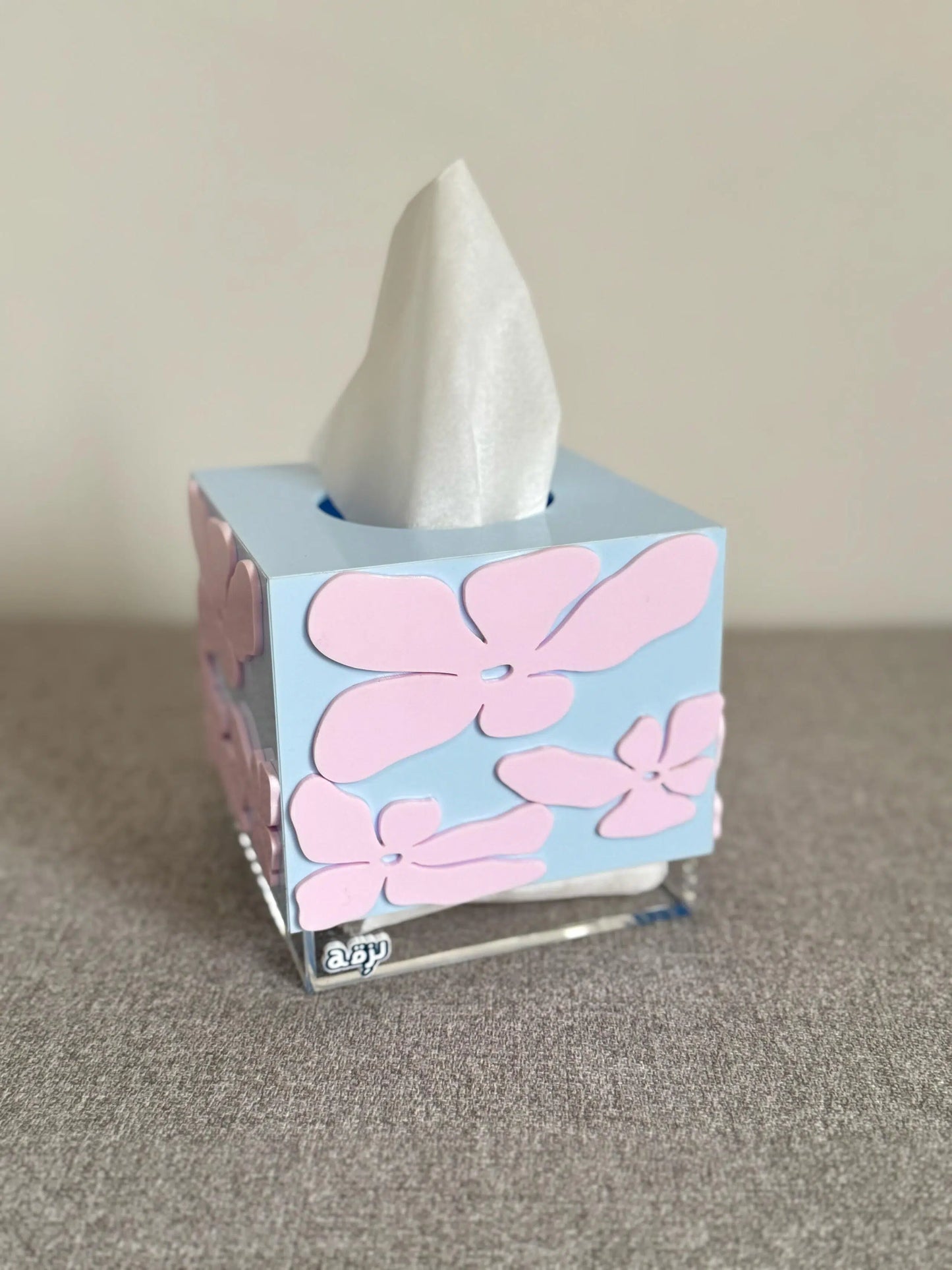 Funky Flowers 3D Tissue Box