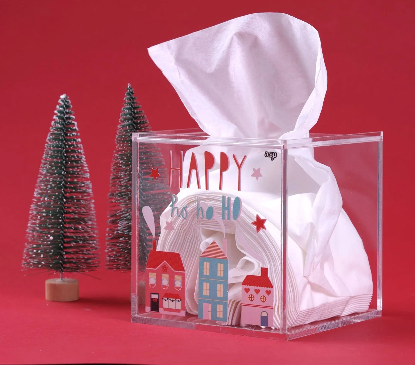 Happy ho ho ho tissue box