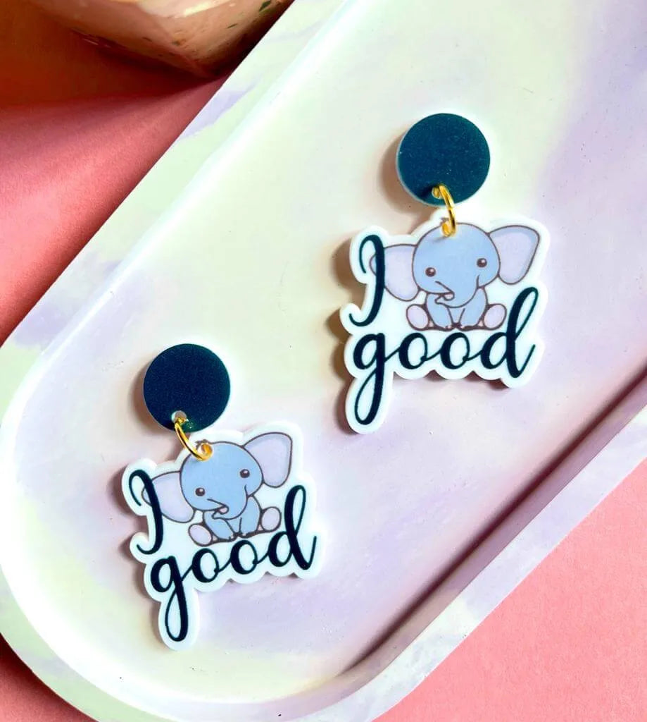 I feel good earrings