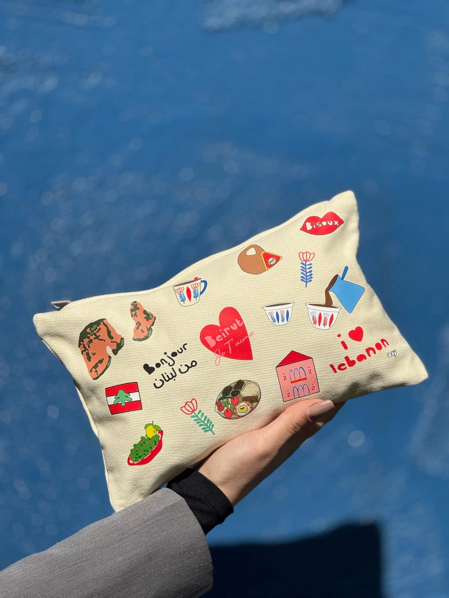 Lebanese Patterns Pouch