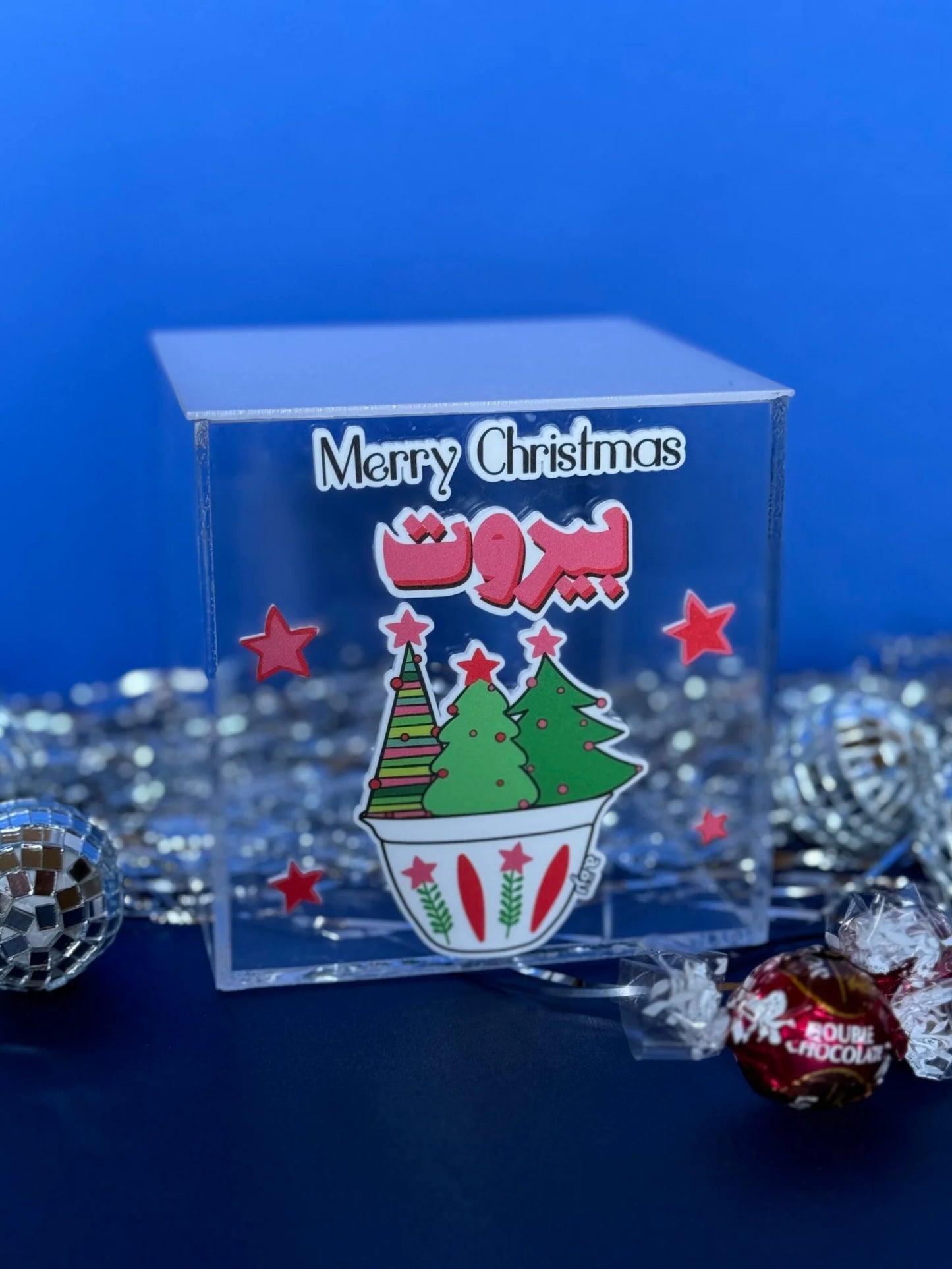 Merry Christmas Beirut chocolate box