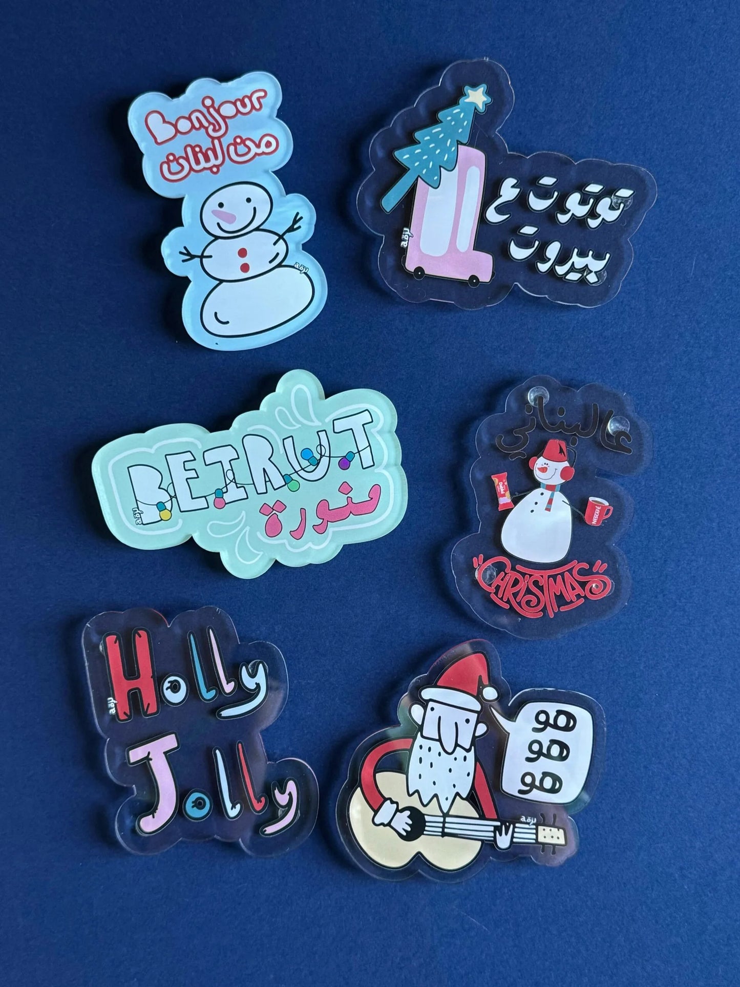 coasters christmas 1 – pack of 6