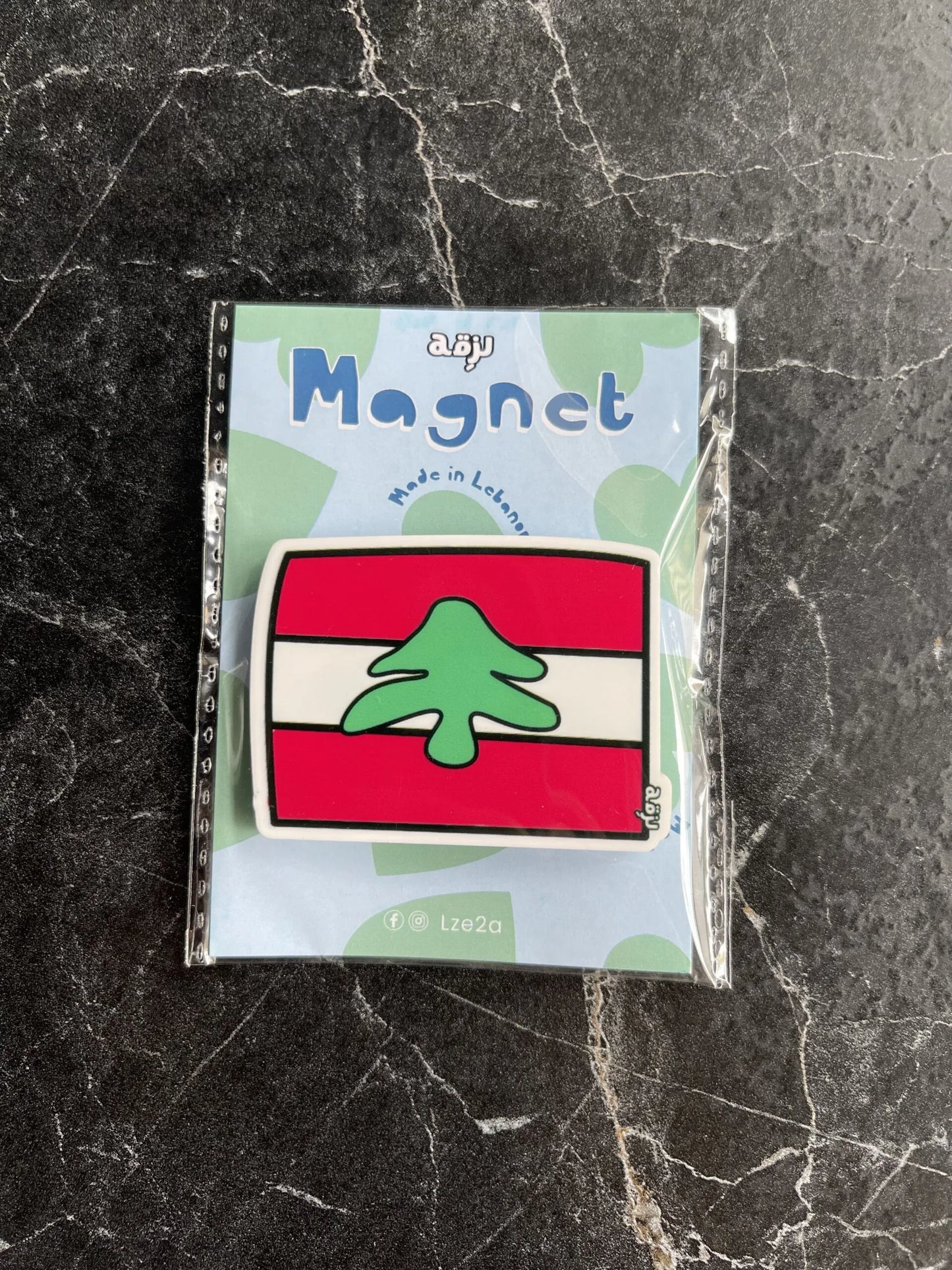 lebanon flag magnet