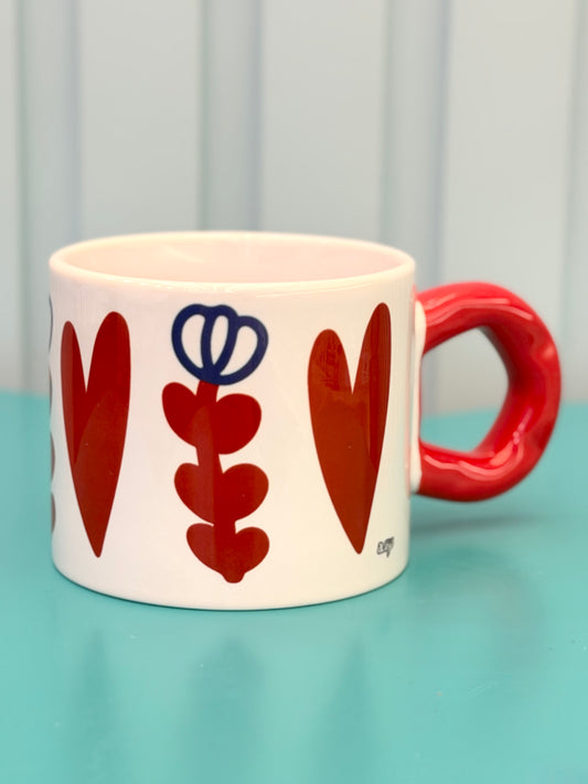 Heart shaffe mug