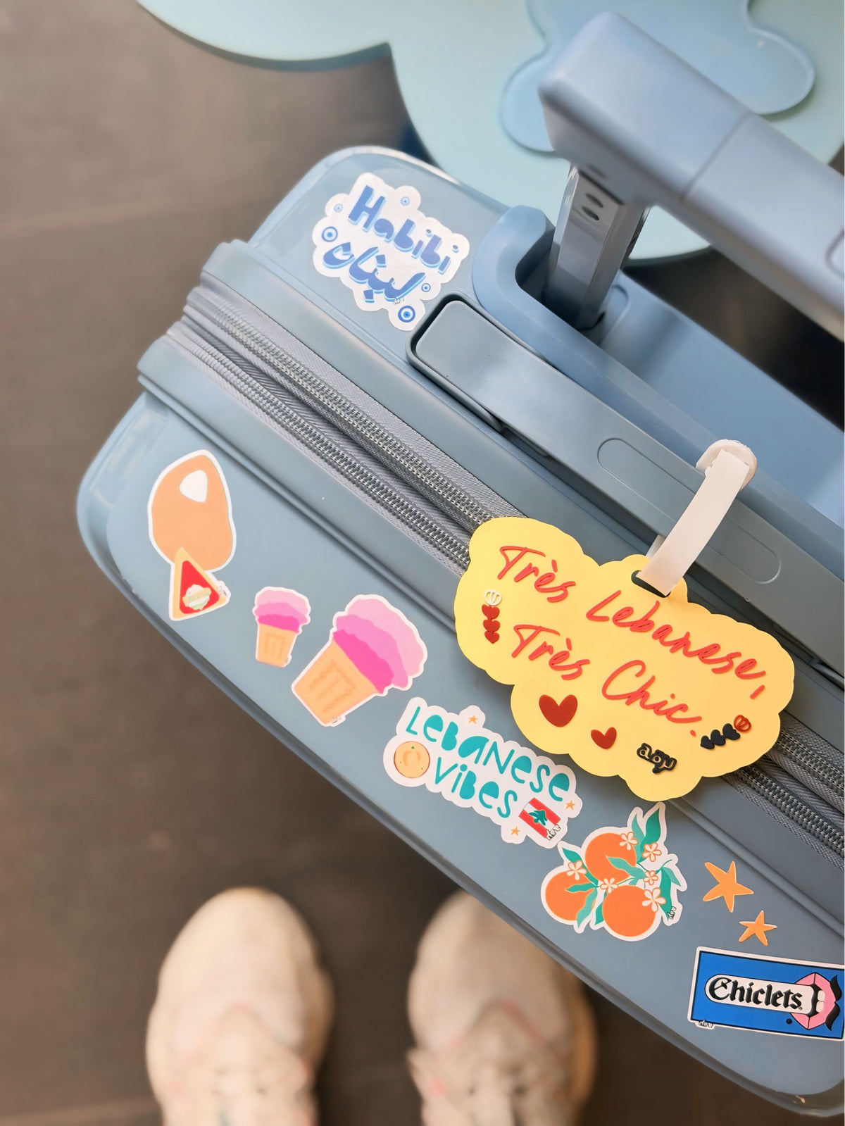 Très libanaise très chic luggage tag