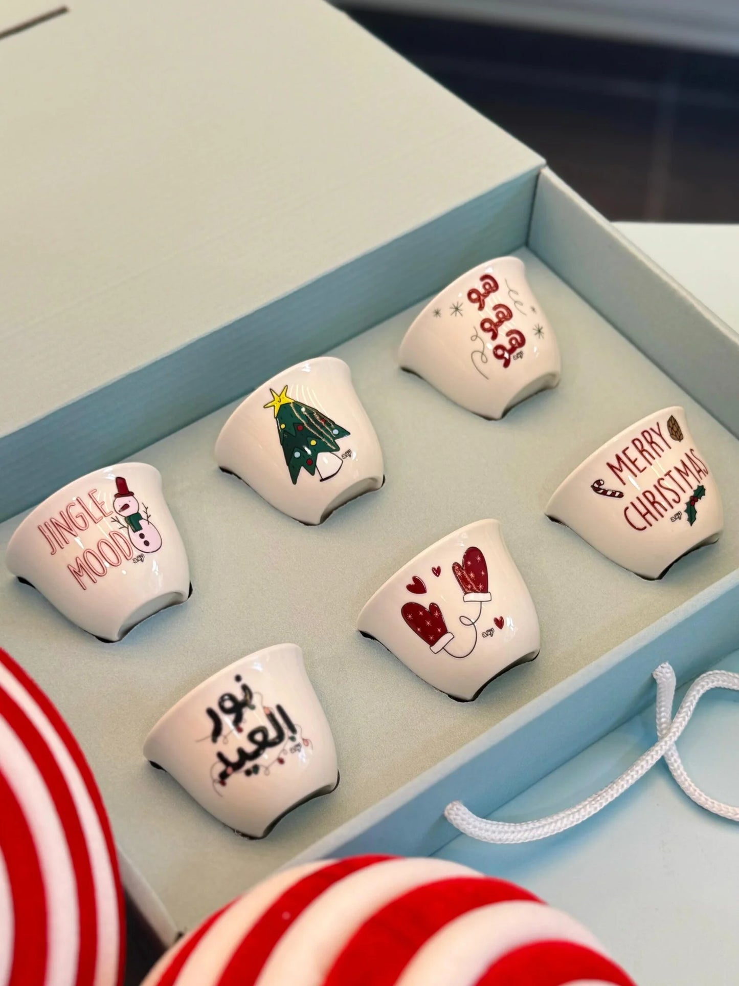 6 Christmas Shaffe Set