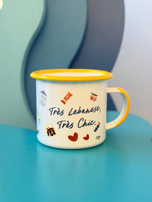 Très lebanese, très chic stainless mug