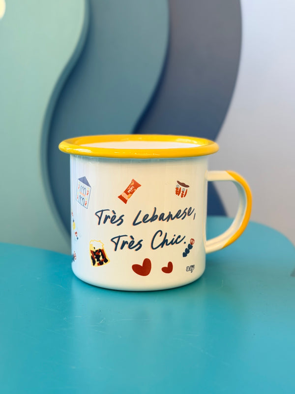 Très lebanese, très chic stainless mug