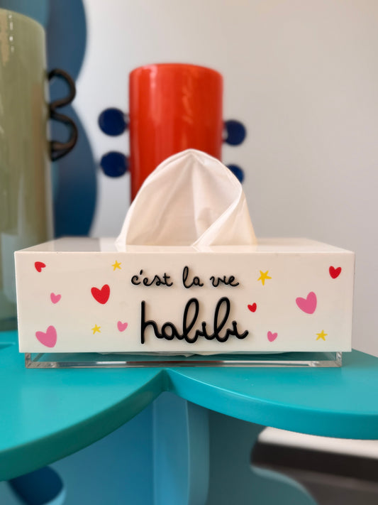 C’est la vie habibi tissue box
