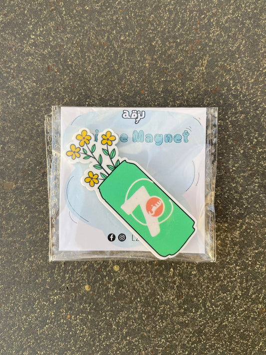 7Up Flower magnet