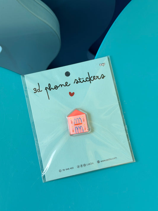 Lebanese house 3d phone stickers