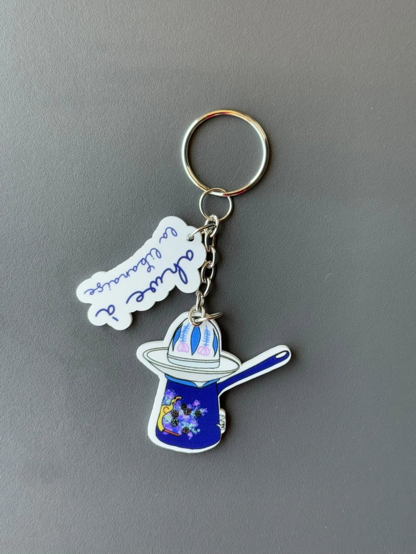 Ahwe A La Libanaise Keychain