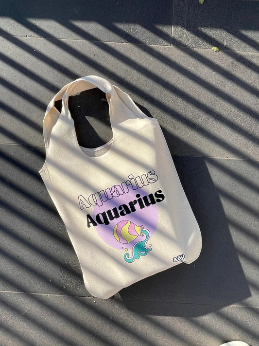 Aquarius tote bag