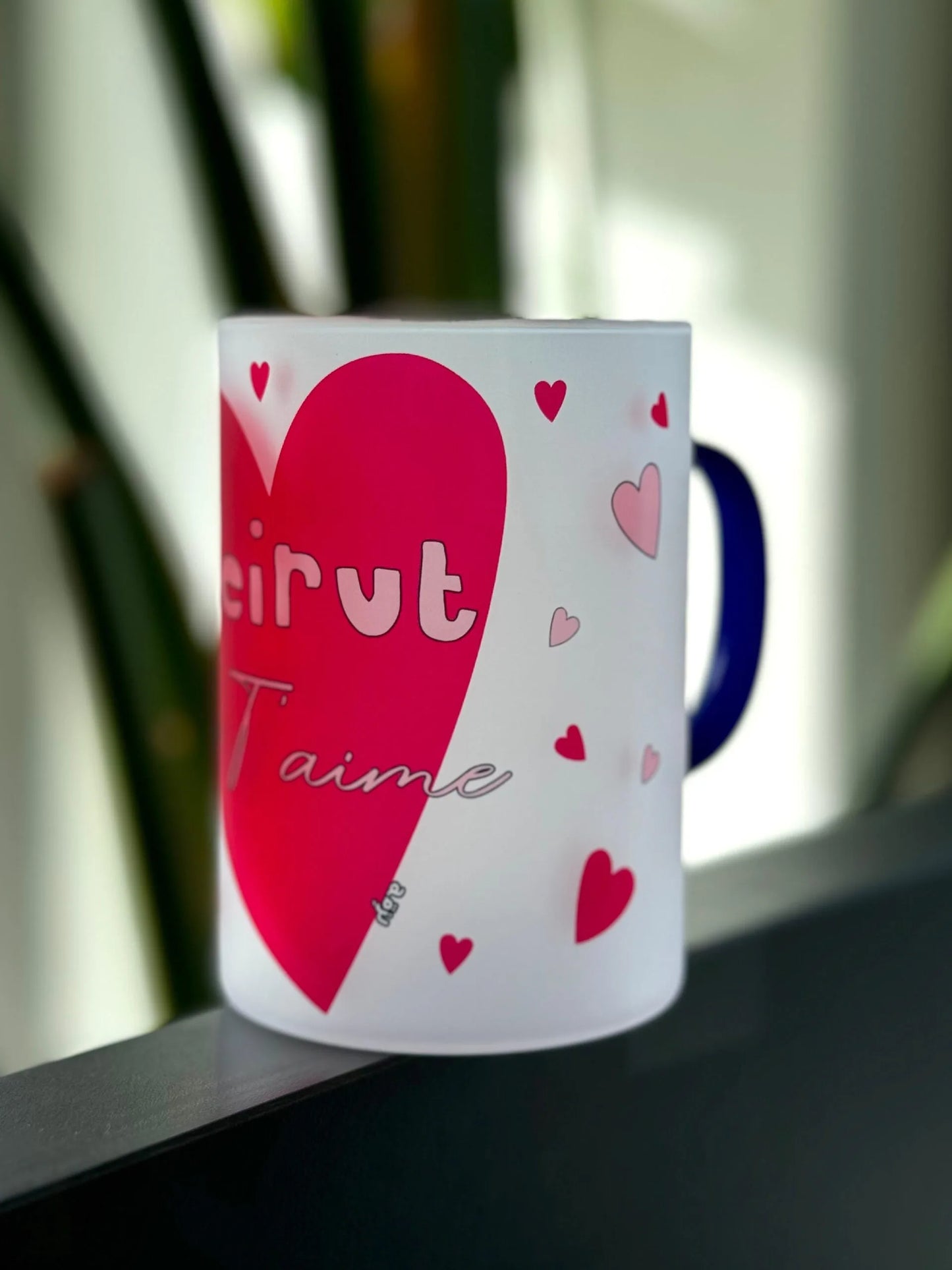 Beirut Je T’aime Transparent Mug