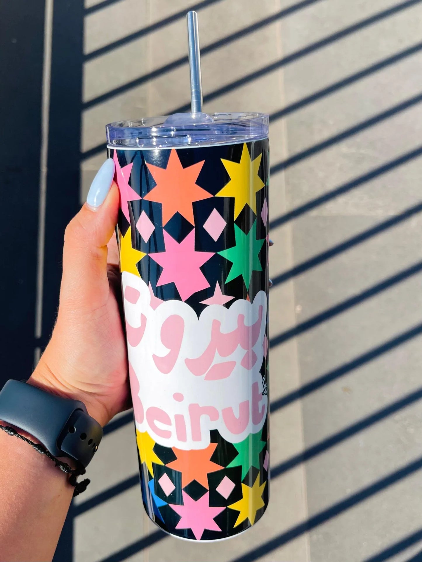Beirut Stars Tumbler