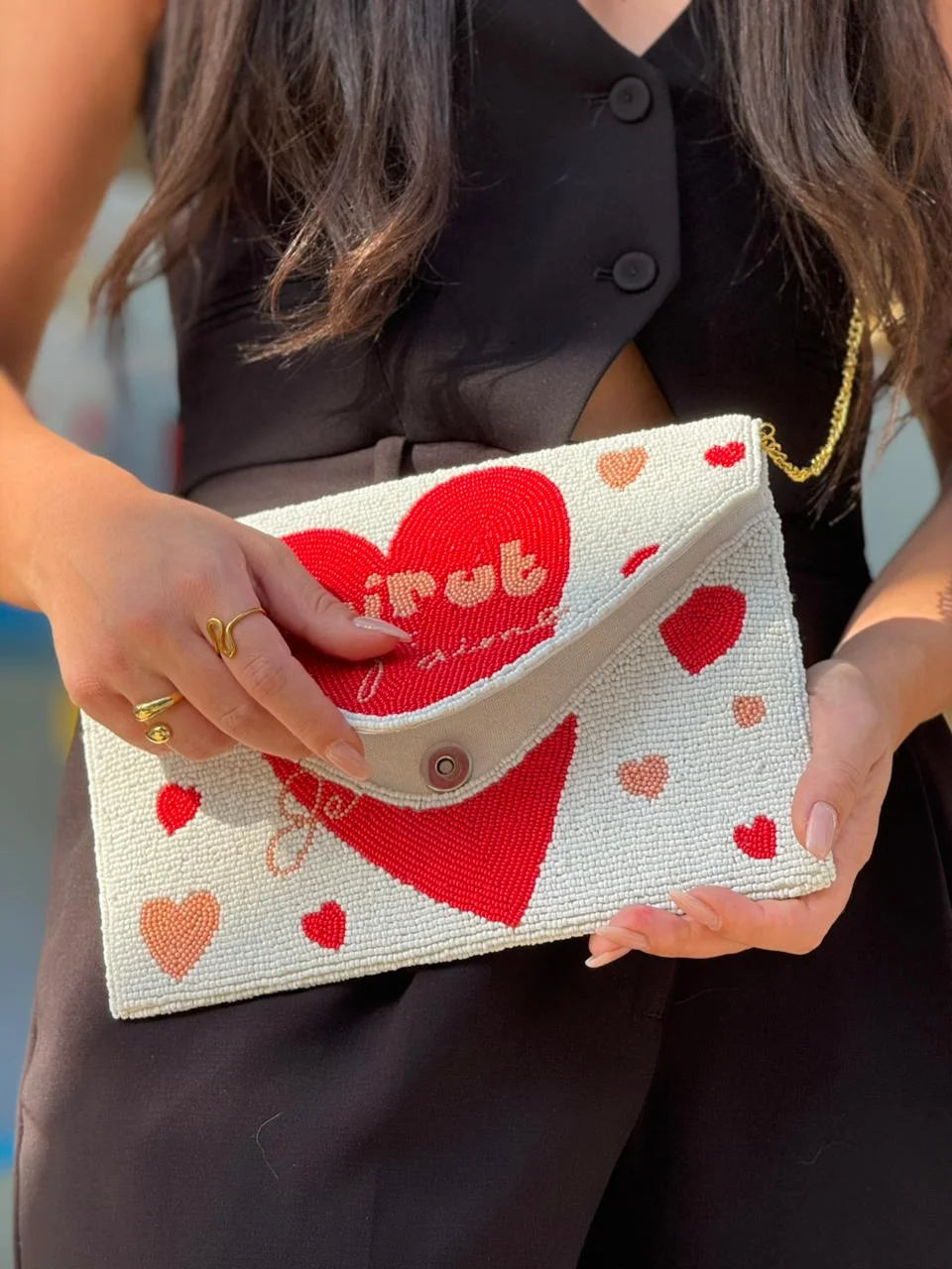 beirut je t’aime pearl bag