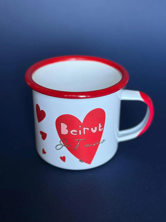 Beirut je t’aime stainless steel mug
