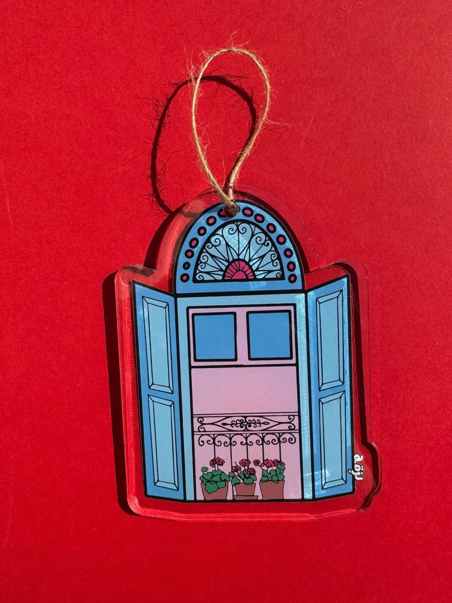 Blue Baranda Ornament Tree