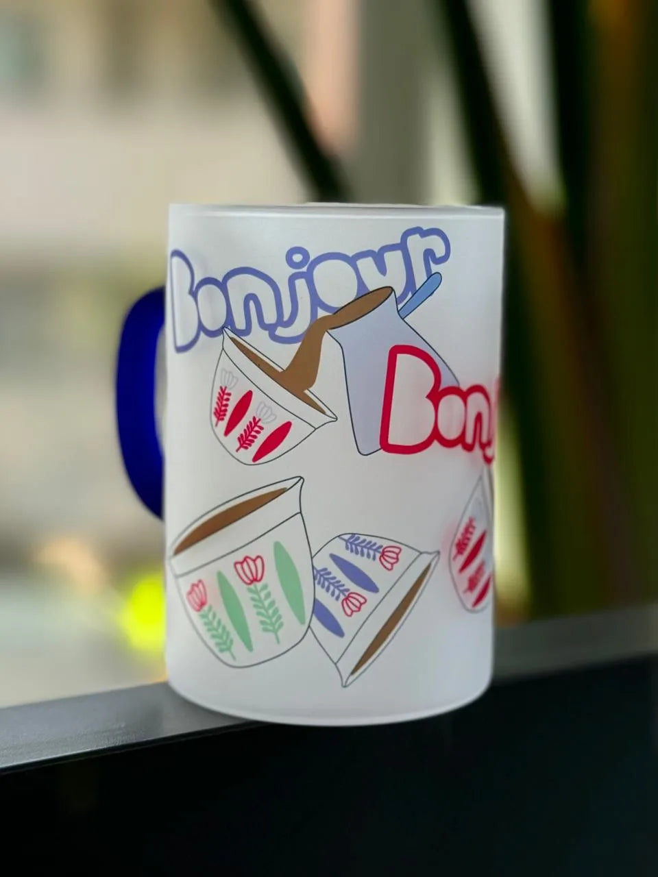 Bonjour Bonjourein Transparent Mug