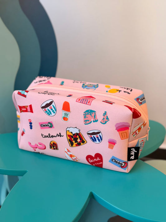 Lebanese pattern makeup pouch