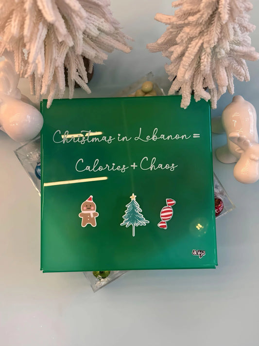 Christmas In Lebanon 3D Chocolate Box