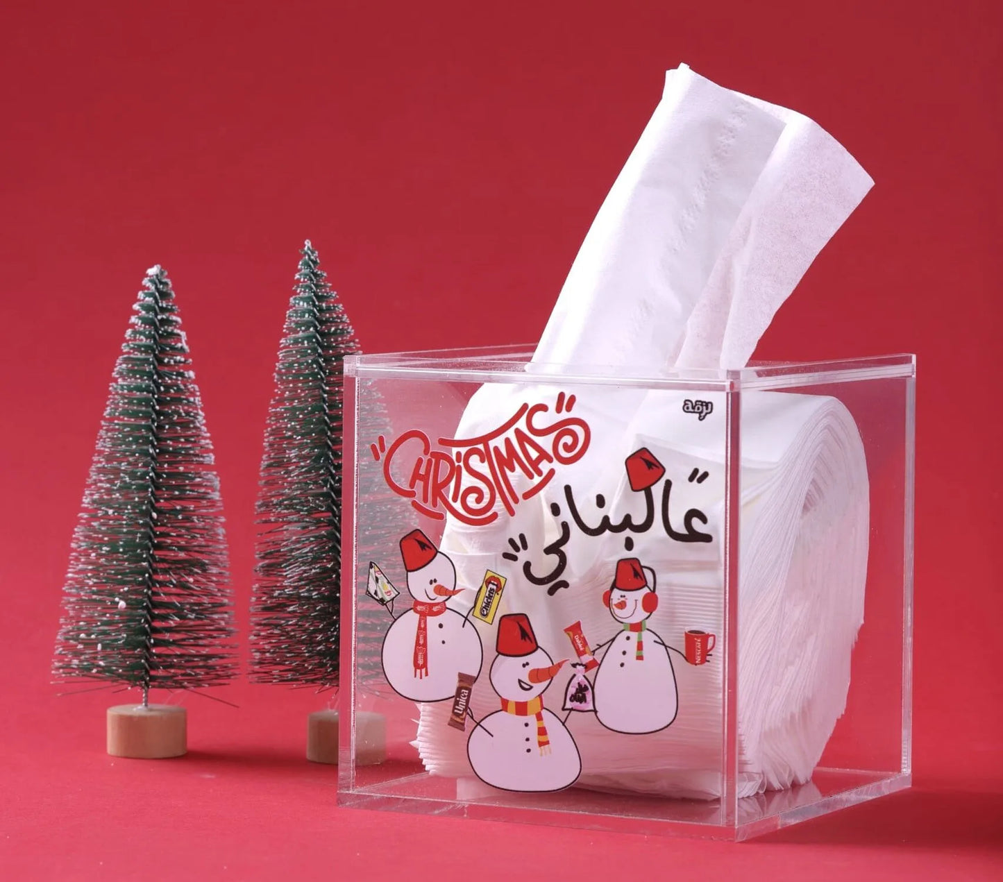 Christmas aal lebnene tissue box