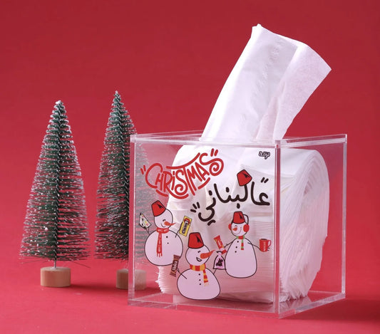 Christmas aal lebnene tissue box