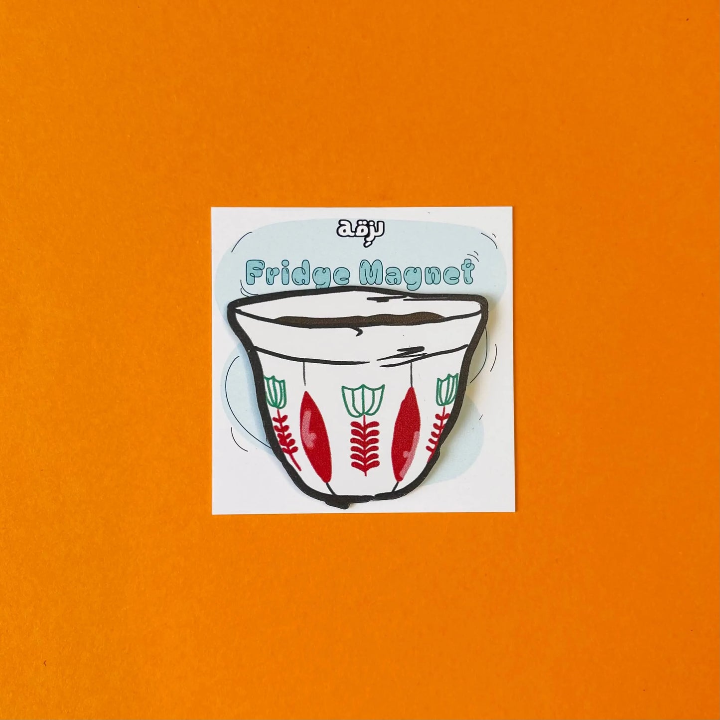 Coffe Red Magnet 5x5cm