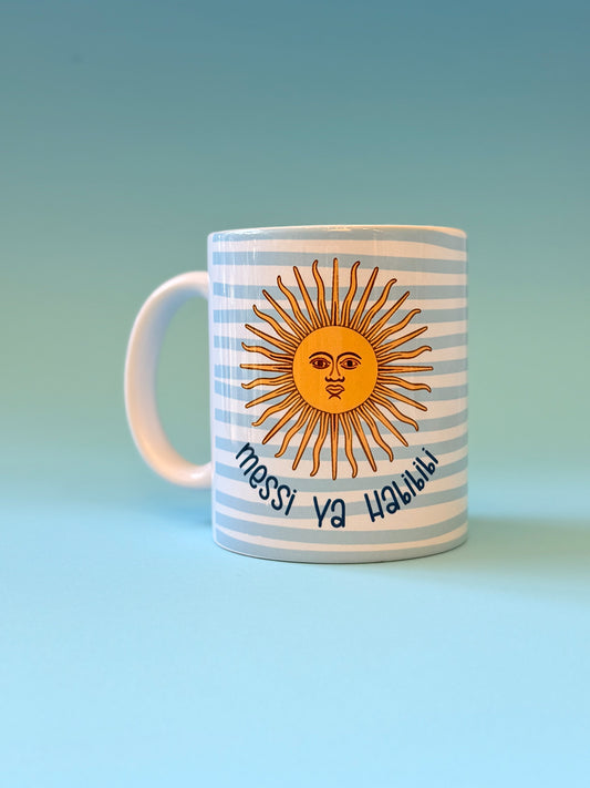 Argentina glass mug