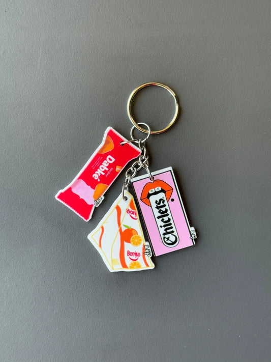 Dabke Bonjus Chiclets Keychain