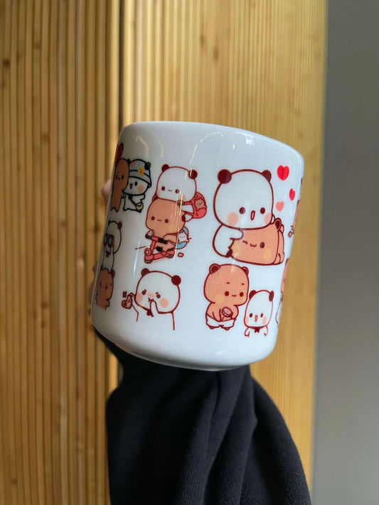 Dudu Bubu glass mug