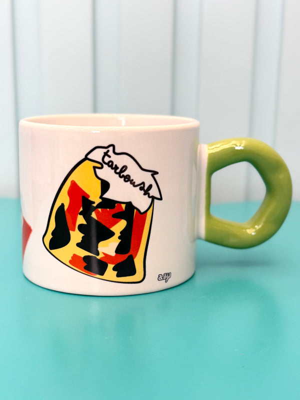 Tarboush dabke and bonjus mug