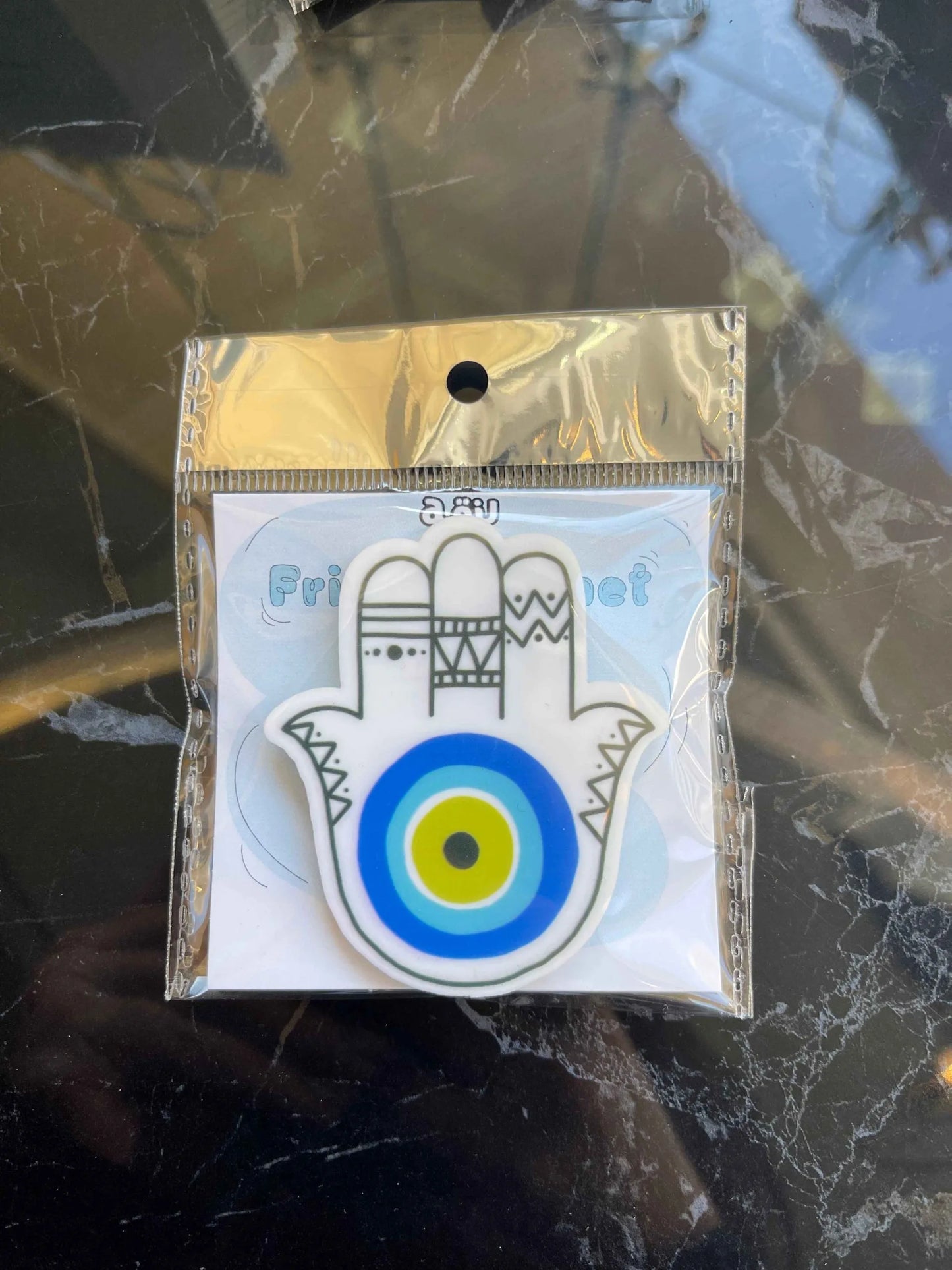 Evil eye hand Magnet 5x5cm