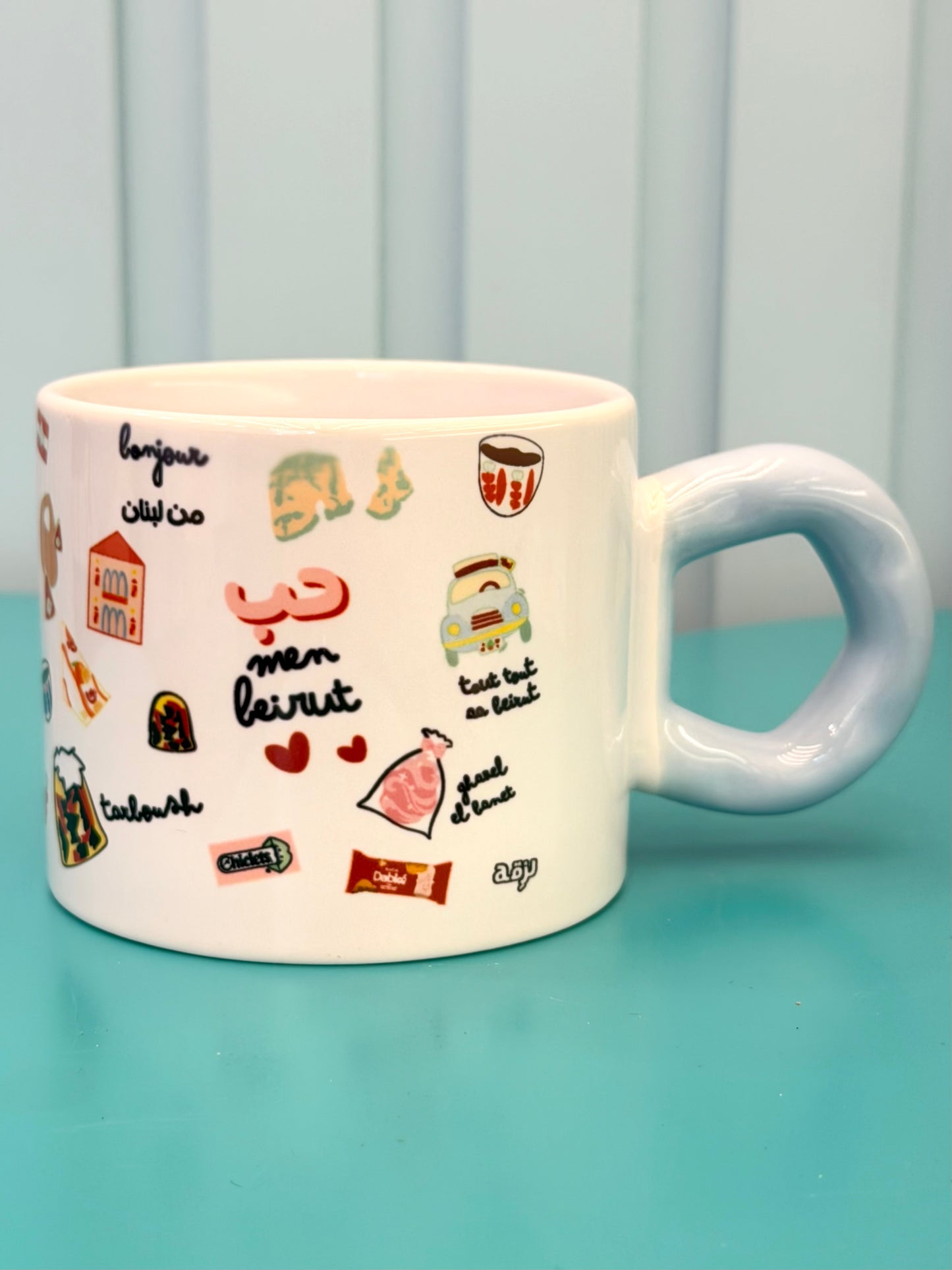 Lebanese pattern mug