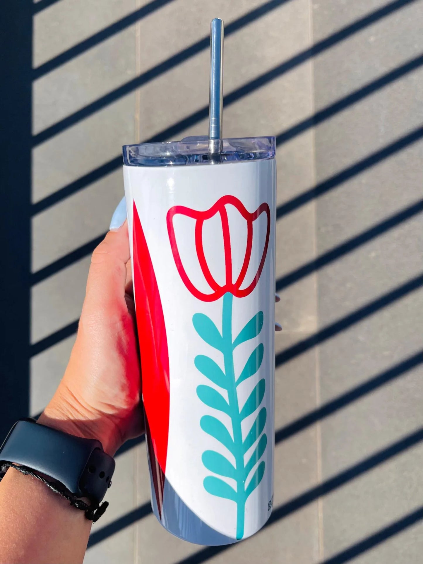 Flower Shaffe Tumbler
