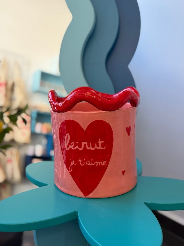 Beirut je t’aime vase