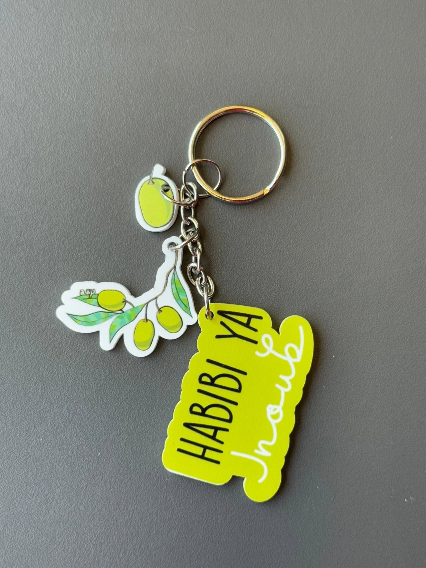 Habibi Ya Jnoub Keychain