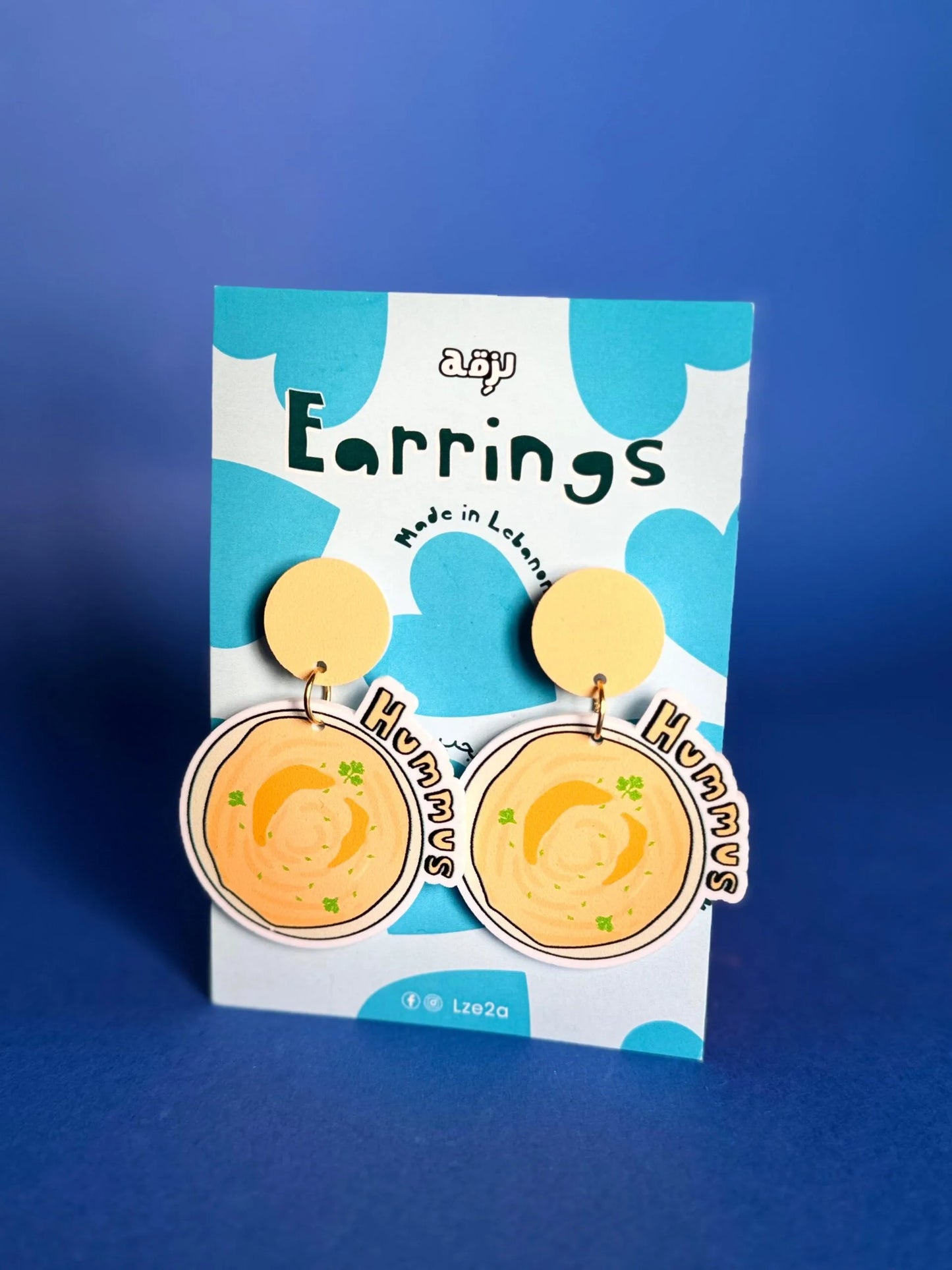 Hummus Earrings
