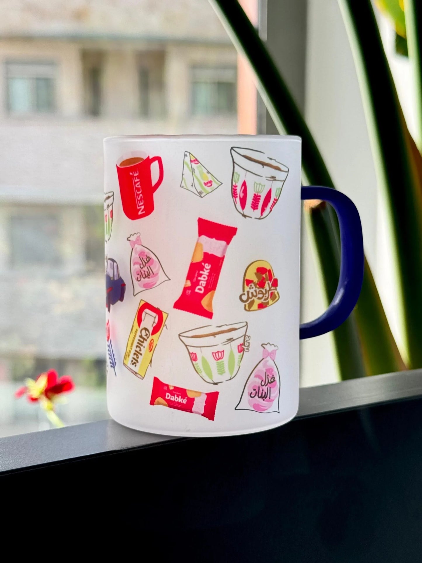 Lebanese Pattern Transparent Mug