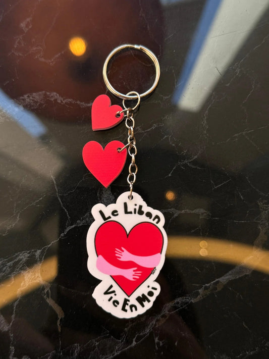 Le liban vie en moi keychain