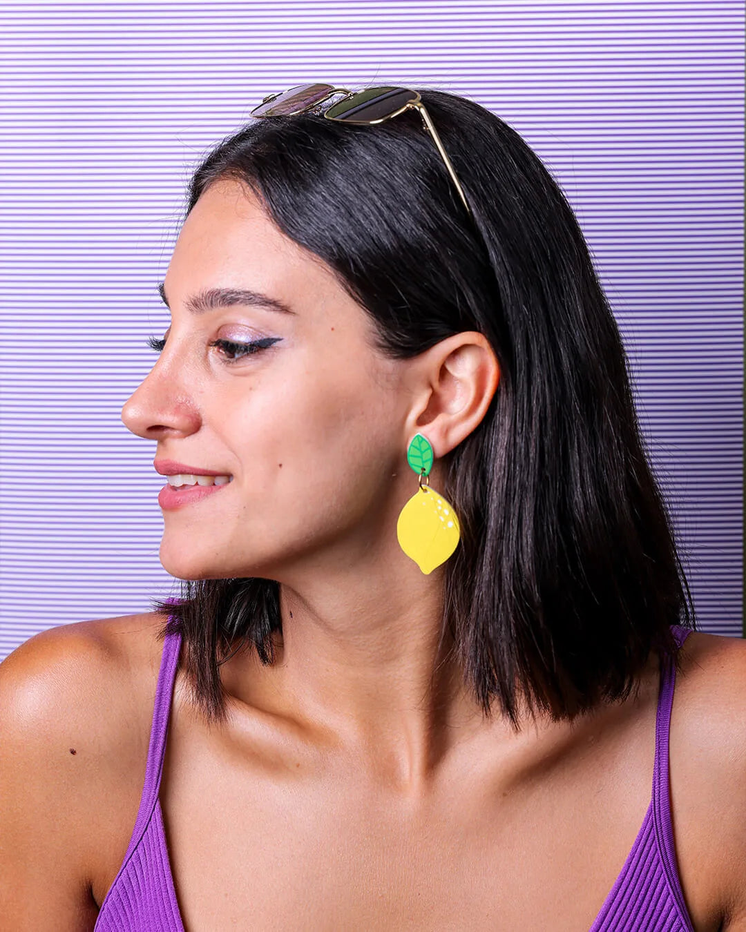 Lemon earrings